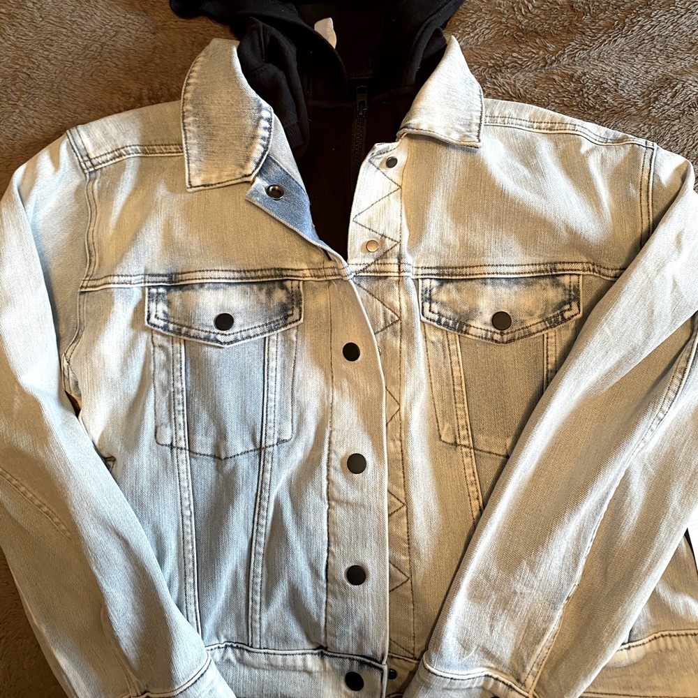 Athleta Double Time Denim Jacket